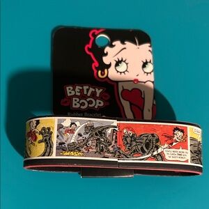 loungefly Betty Boop Rubber Bracelet 2014 NWT